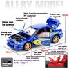 1/32 Subaru Impreza WRX STI Supercar Diecast Model Alloy Metal Car Classic Love Collection Hobby Birthday Gifts with Friend