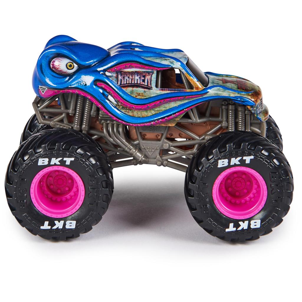 Monster Jam, Official Kraken Monster Truck, Die-Cast Vehicle, 1:64 Scale, Kids Toys for Boys 3+