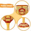 Vintage Medieval Goblet Desktop Decoration Embossed Cup Zinc Alloy Retro Novelty Party Supplies