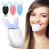 360 Degrees Intelligent Automatic Sonic Electric Toothbrush U Type 4 Modes Tooth Brush USB Charging Tooth Whitening Blue Light