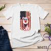 Pig American Flag 4th Of July Funny Farmers Patriotic Tees Unisex T-shirt