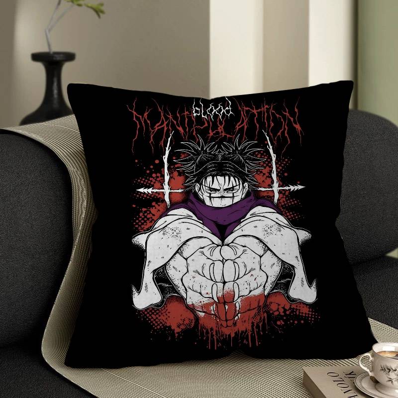 Choso JJujutsu KKaisen Anime Cushion Cover Polyester Sofa Cushions Decorative Throw Pillows Home Decoration Pillowcover