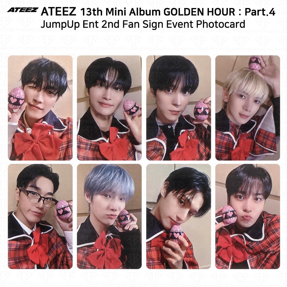 ATEEZ 13-й мини-альбом Golden Hour Pt.4 JumpUpEnt 2-я фотокарточка для фансайна