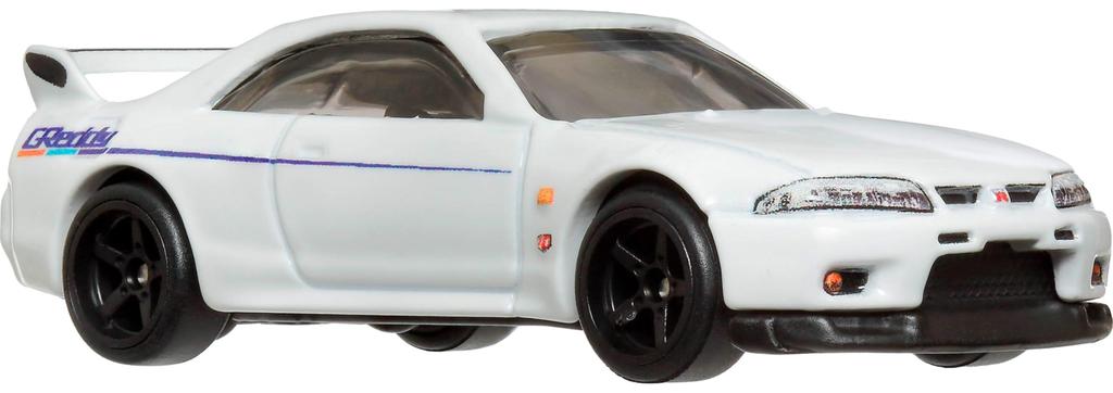 Hot Wheels Car Culture Modern Classics Nissan Skyline Vehicle Toy Mini Car 3 Years Old and Up White HRV99 GT-R (BCNR33)