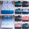 Super Waterproof Bed Sheet Fitted Sheet Smooth Mattress Topper Deep Pocket Bed Cover Breathable Soft Bedspread No Pillowcase