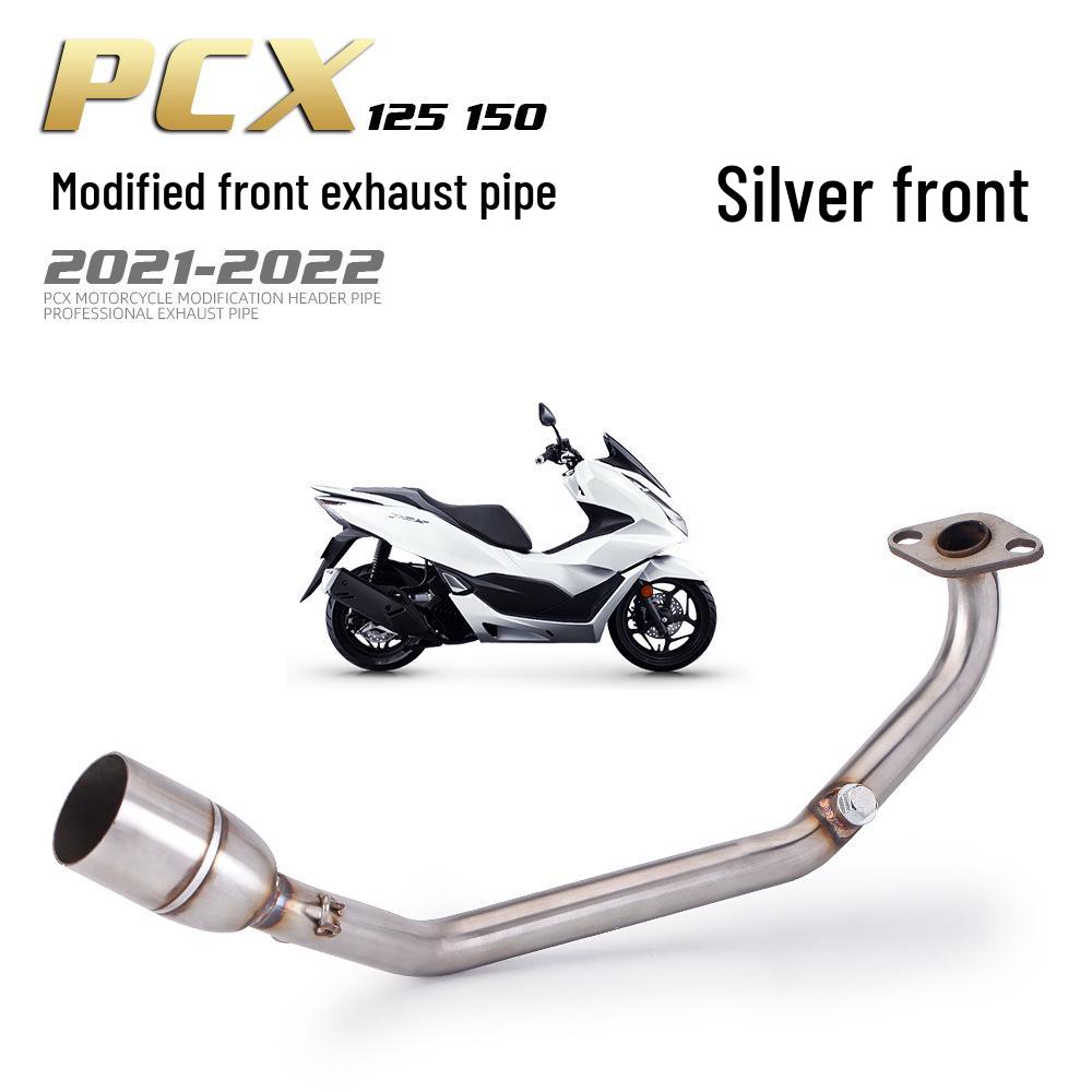 Комплект для модификации выхлопной системы PCX125/150 из синей нержавеющей стали