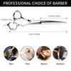 Ножницы для стрижки и парикмахерские ножницы Sangelar длиной 6 дюймов, ножницы из нержавеющей стали премиум-класса с гладкими и острыми лезвиями для салонов (Бесплатная сумка)