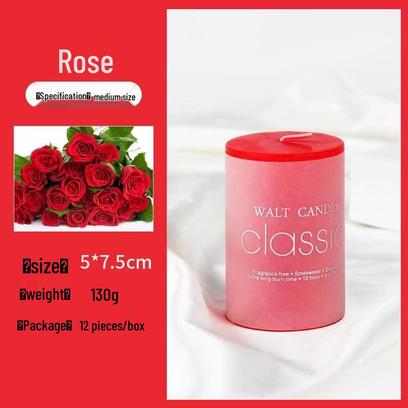 Красочные цилиндрические ароматические свечи - Бездымные для экстренных случаев, свадеб, дней рождения и украшения церкви или отеля