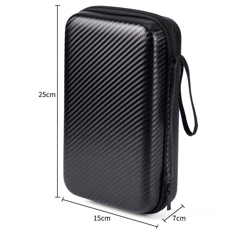 Сумка для хранения наушников и кабелей EVA - Портативный чехол на молнии для жесткого диска и зарядного устройства