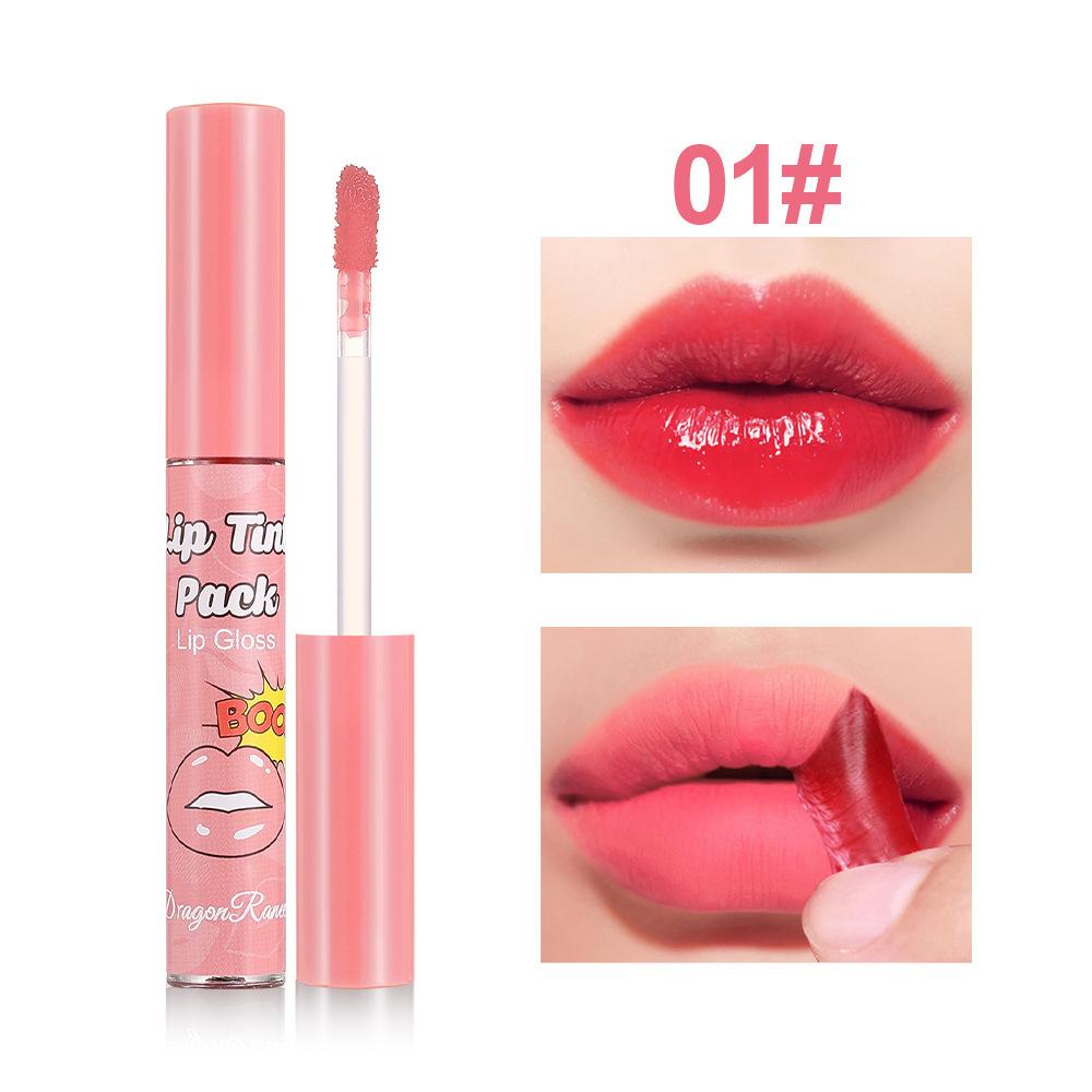 6 Colors Peel Off Liquid Lipstick Matte Peel Off Lip Glaze Waterproof Long Lasting Makeup Stain Sexy Rose Red Lip Tint Cosmetics