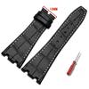 Top Layer Genuine Leather Watch Strap for AP Audemars15400 Royal Oak Offshore Series Male 26mm Blue Black Brown Watchbands
