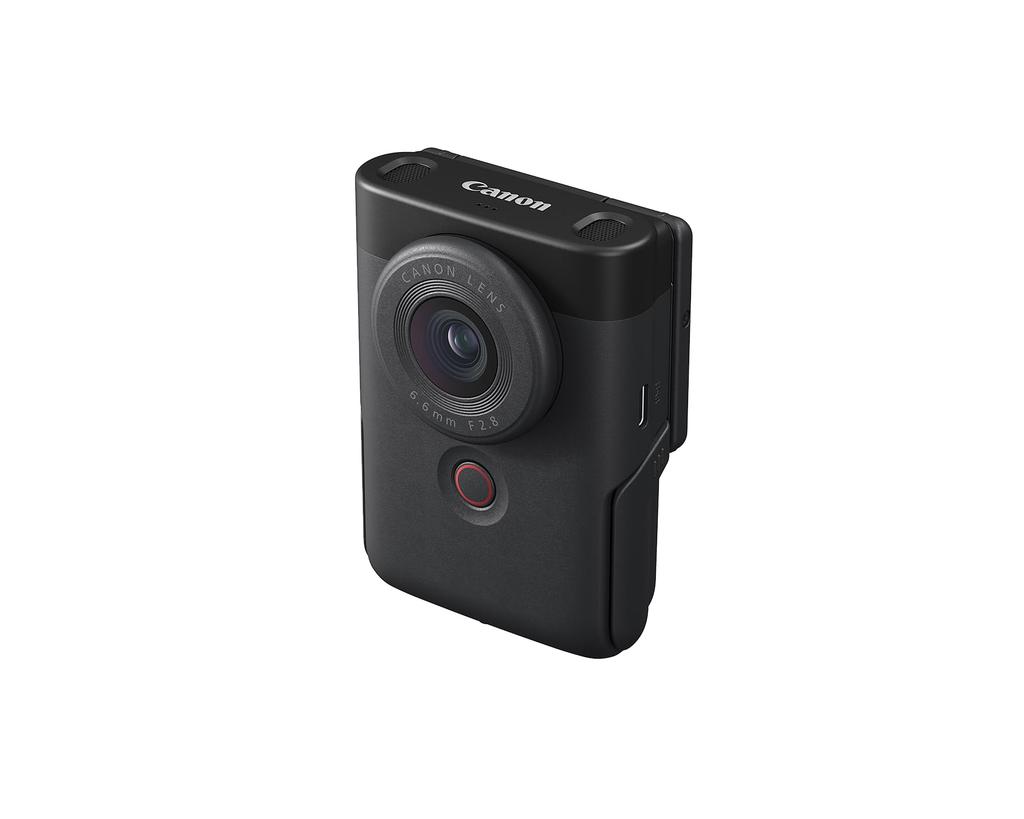 Камера Canon PowerShot V10, Компактная камера для влоггеров и создателей контента с фиксированным широкоугольным объективом 19 мм, Видео 4K, Распознавание лиц, Встроенный микрофон, Live