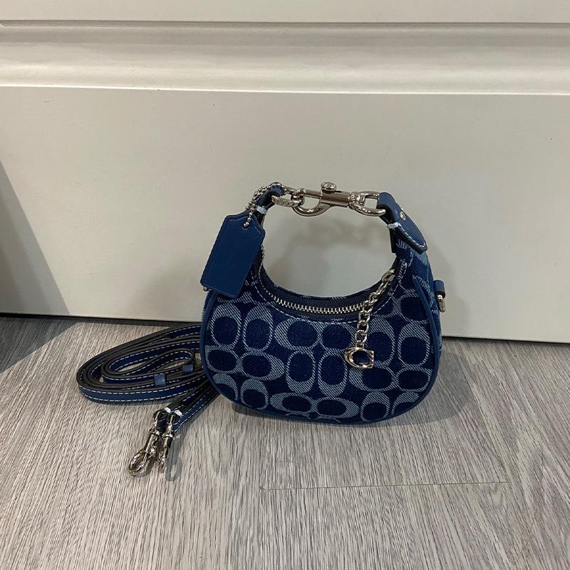 "2024 Women's Jonie Mini Retro Half-Moon Underarm Crossbody Bag"