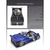 1/24 Pagani Zonda HP Barchetta Supercar Alloy Car Model Sound and Light Pull Back Children's Toy Collectibles Birthday Gift