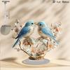 Синяя птица с основанием в виде сердца - Романтический подарок на День святого Валентина, Свадьбу, Юбилей, Подходит для украшения дома или офиса | Современный стиль, Н