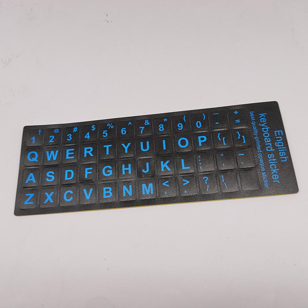 English Letters Keyboard Stickers For Notebook Computer Laptop Accessories Keyboard Covers Colourful Waterproof And Austproof
