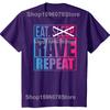 Ешь Не Спи Рейв Повторяй Цитата EDM Музыка 100% Хлопок Футболки Мужская Мода Повседневная Футболка Свободная Оверсайз Уличная Одежда Футболка