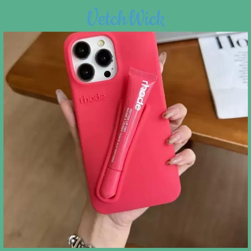 Силиконовый чехол для телефона Rhode Lip Gloss для iPhone 14 Plus с ударопрочностью