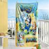Happy Holiday Celebration Customize Text Beach Towel Super Soft & Absorbent Suitable for Sports Travel Swimming Yoga Bathroom Beach And Pool