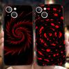 Чехол для телефона Cover для iPhone 17 16 15 14 13 12 Pro Max 11 Pro Max 17 AIR Plus Ударопрочный Мягкий ТПУ Корпус Черный Красный Волна Искусство Сумки