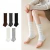 Female Autumn and Winter Personality Hollow Out All Build Thin Yoga Long Leg Foot Pile Pile Sock