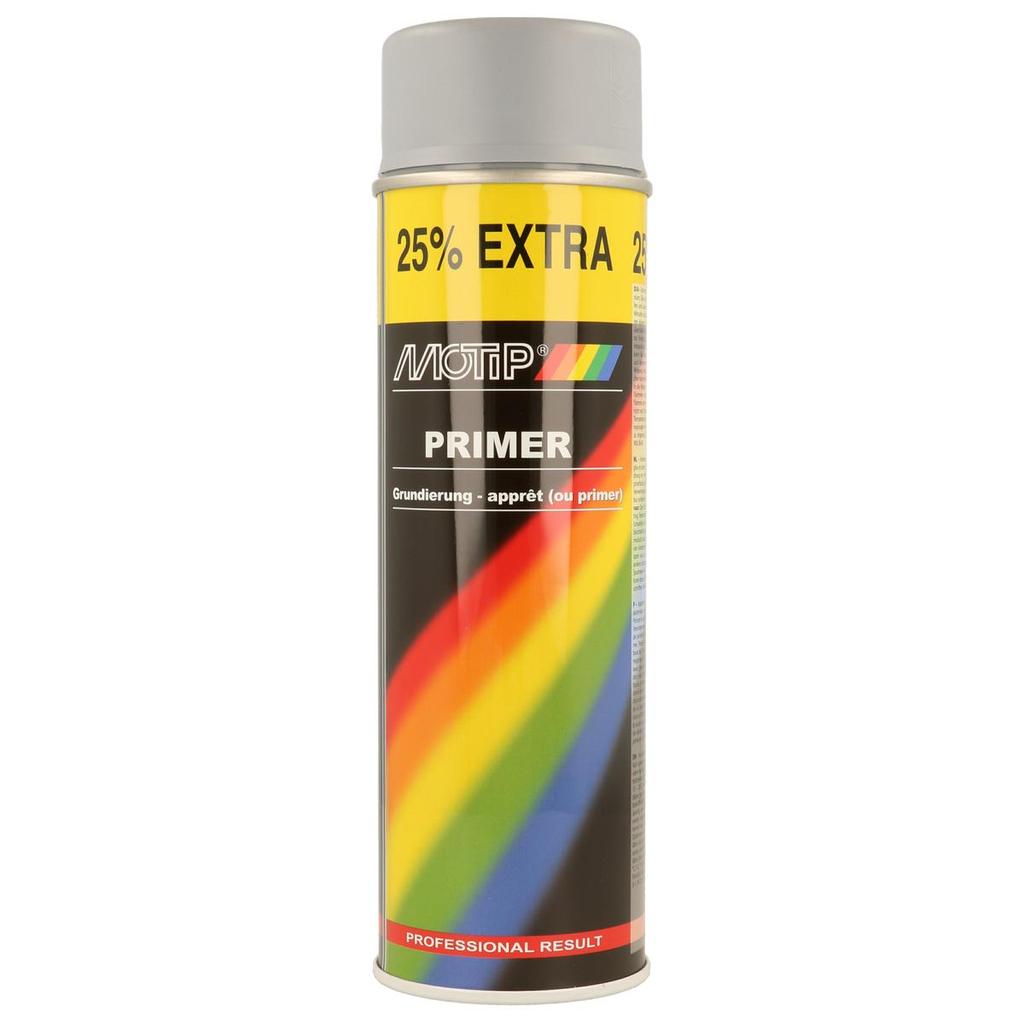 MOTIP PRIMER Acrylic Primer Spray 500ml GREY UNIVERSAL