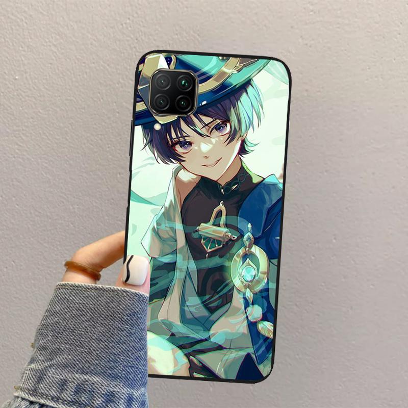 Чехол Genshin Impact для Huawei Nova Y73 Y72 Y61 Y91 Y70 Y60 Y90 12s 12i 11i 8i 9 10 SE P30 P40 Lite P60 Pro