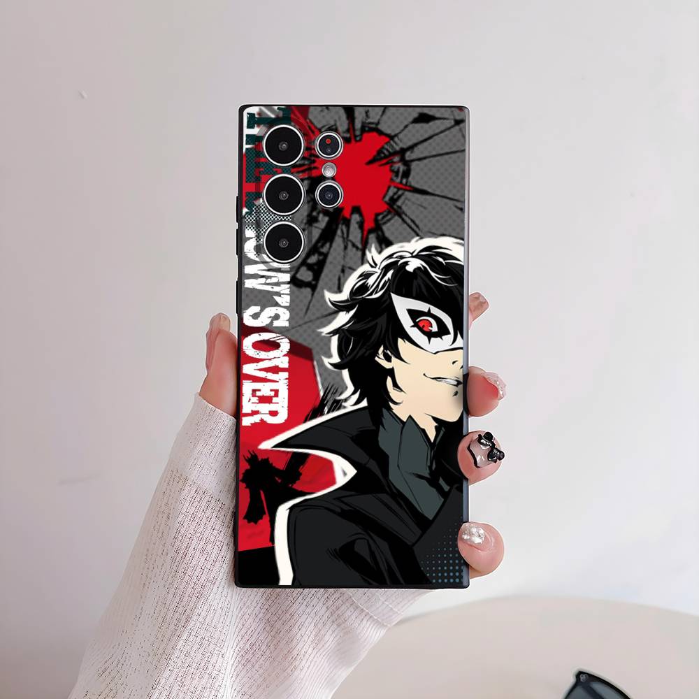 Чехол для телефона P-Persona 5 COOL Аниме для Samsung серии S s21 s22 s23 s24 s25 FE Plus Ultra TPU Мягкий, приятный для кожи чехол