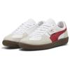Puma Palermo Leather White Club Red Unisex Sneakers Vapor-Grey 396464-05