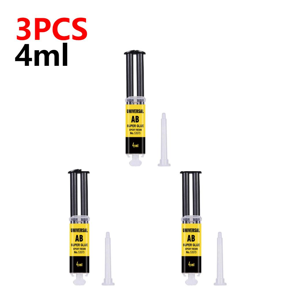 Универсальный клей AB Эпоксидная смола Клей AB Холодная сварка Для металла Нержавеющая сталь Стекло Инструмент для ремонта Сильный клей Супер Жидкий клей