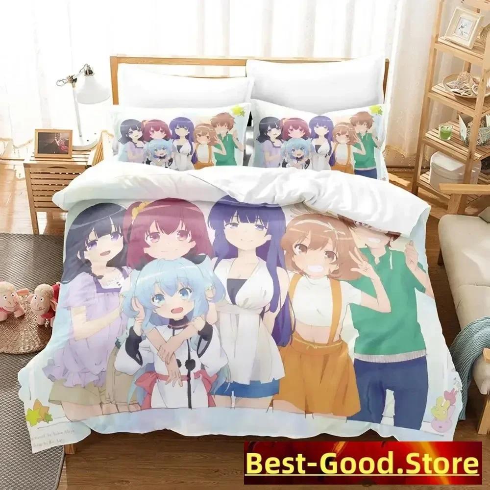 Новый комплект постельного белья Sora No Method Celestial Method Single Twin Full Queen King Size Bed Set Adult Kid Bedroom Duvetcover Sets Anime