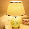 E27 Bedroom Table Lamp Romantic and Warm European Style Desk Lights Retro Home Bedside Lamps Fabric Decorative Table Light