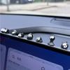 14 шт. Милые Маленькие Угольные Шарики Черные Эльфы Декор Салона Автомобиля Забавные Украшения на Центральную Консоль Автомобиля Зеркало Заднего Вида Аксессуары для Автомобиля