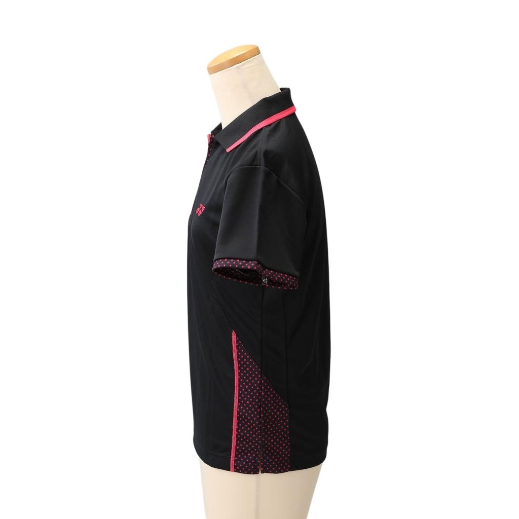 Тонкая удлиненная футболка-поло Yonex полиэстер черный Женская 20259 Б/У