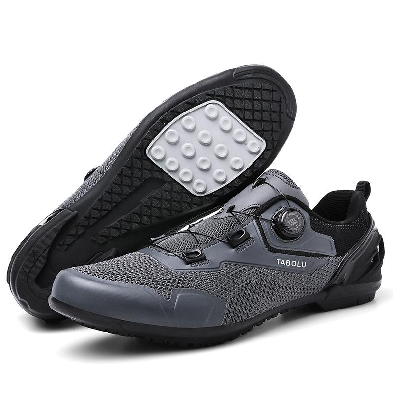 Breathable bike shoes cycling shoes men's and women's road bike lock shoes mountain bike power shoes