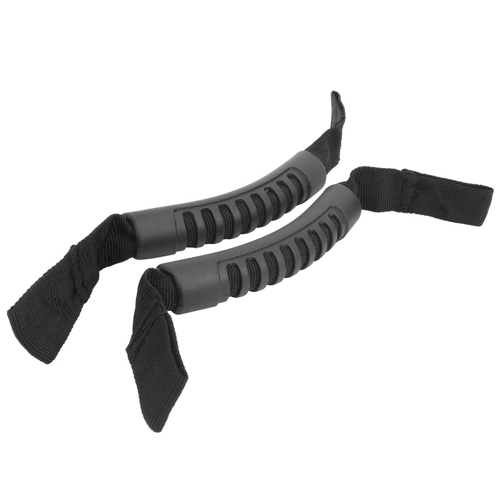 2pcs Outdoor Car Headrest Grab Handle Rear Seat Passenger Safety Grip Handle Accessory