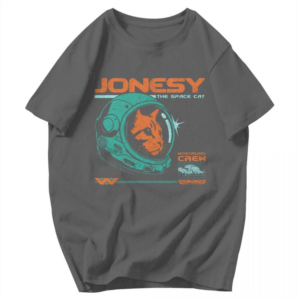 Мужская футболка Jonesy Выживание девяти жизней на борту «Ностромо» Отличная идея Графика Y2K Короткий рукав Унисекс Одежда Футболки