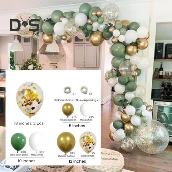 Комплект для гирлянды из воздушных шаров, набор латексных шаров для дня рождения, выпускного, детского душа, свадебного украшения