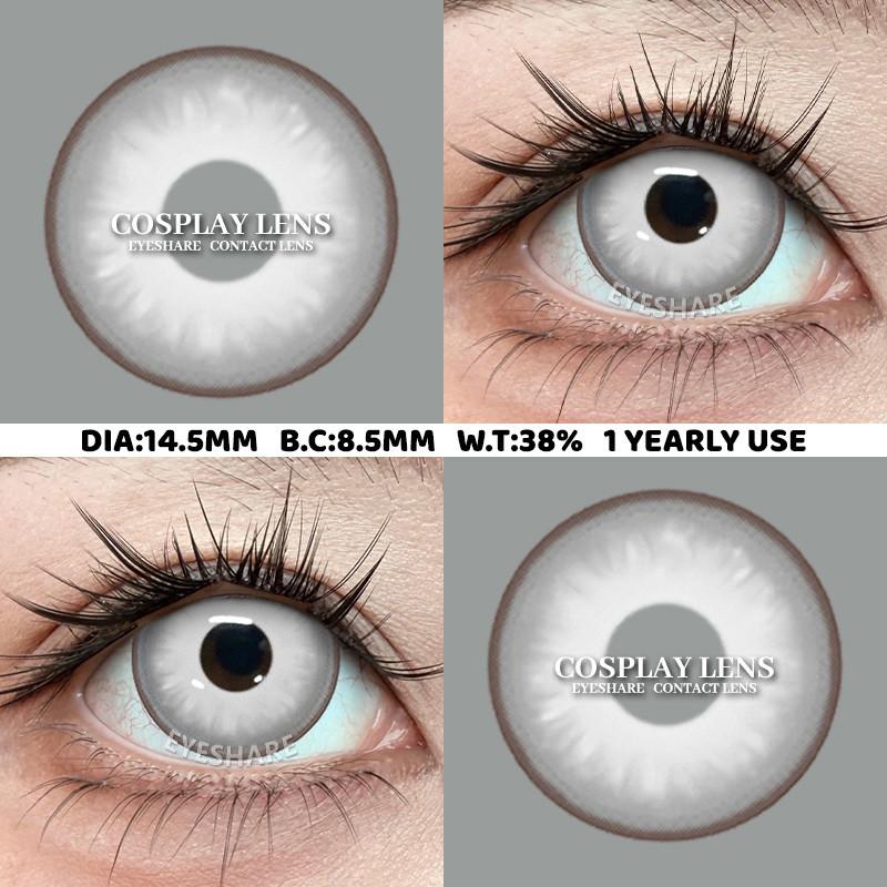 EYESHARE Cosplay Contact Lenses Black White Cosplay Lens Anime Spider Halloween Contact Lens 1 Pair Vampire Witch Softlens