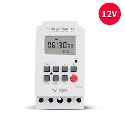TM630S-4 7-дневный программируемый цифровой таймер-переключатель с реле времени управления 12 В 30 А