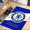 Custom Name Chelsea Football Club Printed Carpet Rug For Office Chair Living Room Bedroom Kitchen Room Decor Gifts