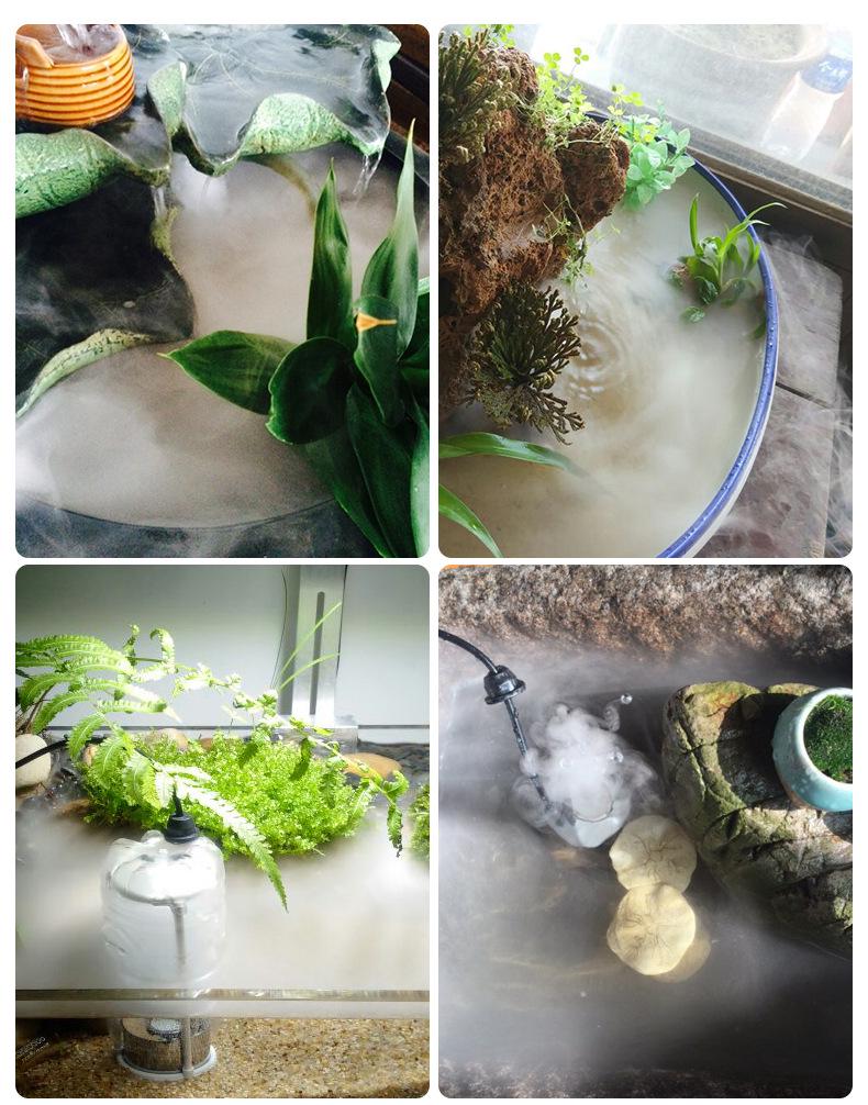 Ultrasonic Atomizer for Fish Tank & Bonsai - Fog Humidifier for Bedrooms