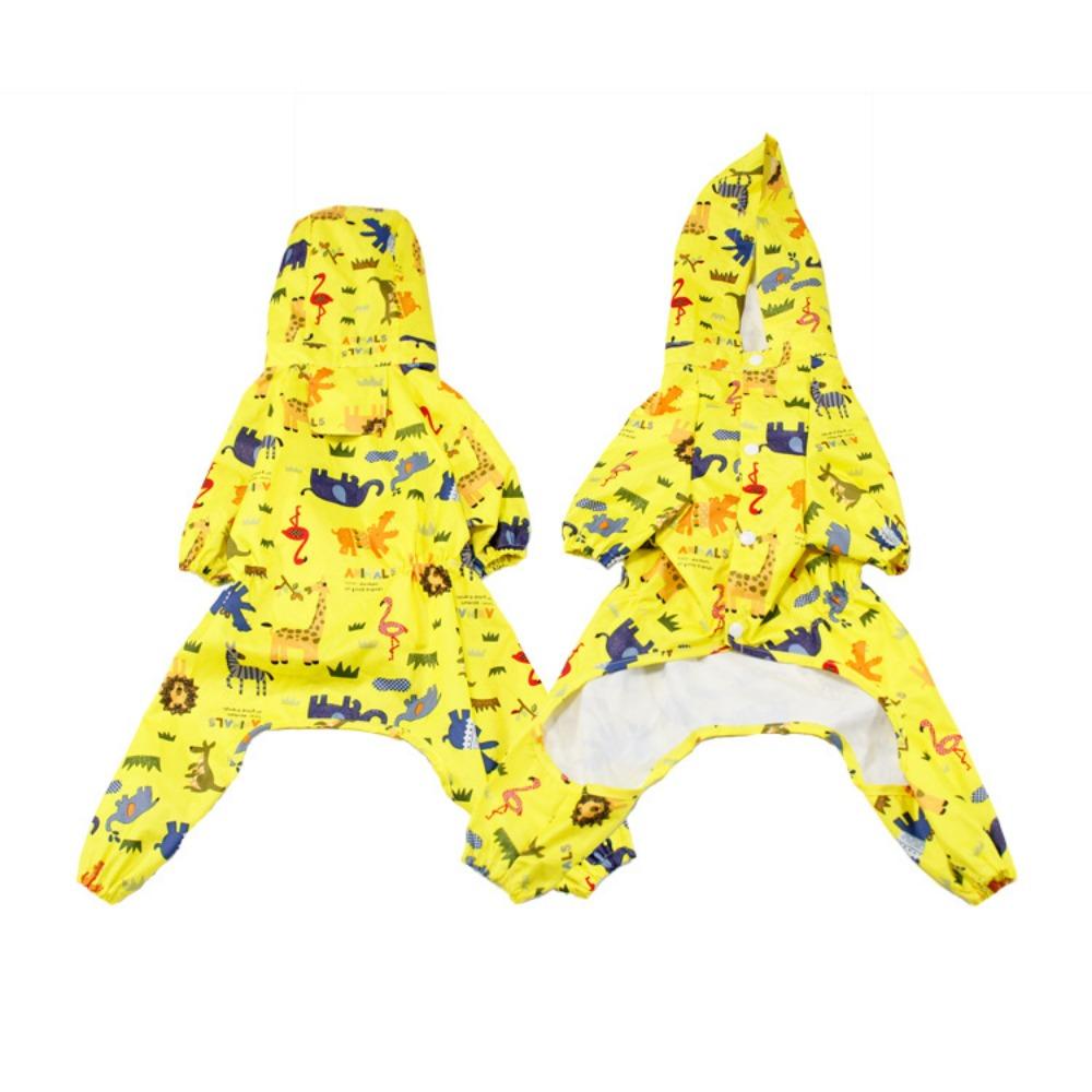 Милая одежда для щенка корги-мишки, плащ для питомца с принтом, всеобъемлющий, на четыре лапы