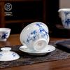Cheng De Xuan Jingdezhen Hand-Painted Bamboo Ceramic Tea Set