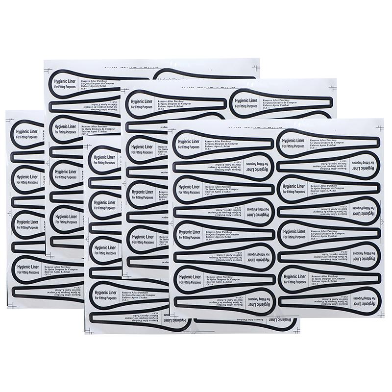 80Pcs/Set Hygiene Label Swimwear Lingerie Underwear Brief Bikini Try On Sticker