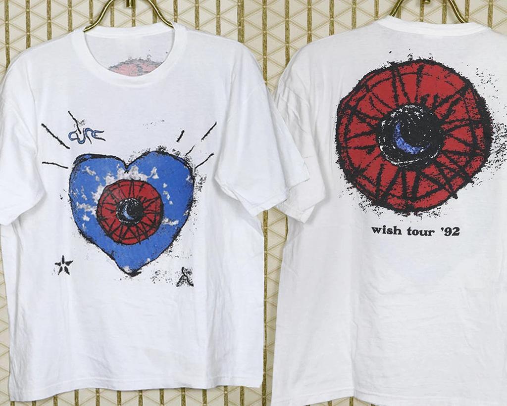 The Cure 1992 Wish Tour shirt, vintage rare T-Shirt Mens Womens Tees Top, white tee