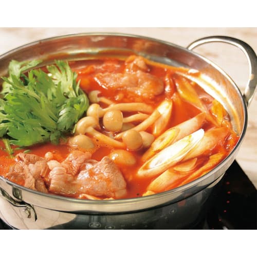 Kakusee Tabletop Small Pot, 18cm, for 1-2 People, Rust-Resistant Stainless Steel with Glass Lid, Small and Lightweight, Gas and Induction Compatible,