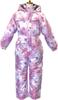CCL TEAM Toddler Snow Size 3541960 Girls' Jumpsuit, Pink, 120,
