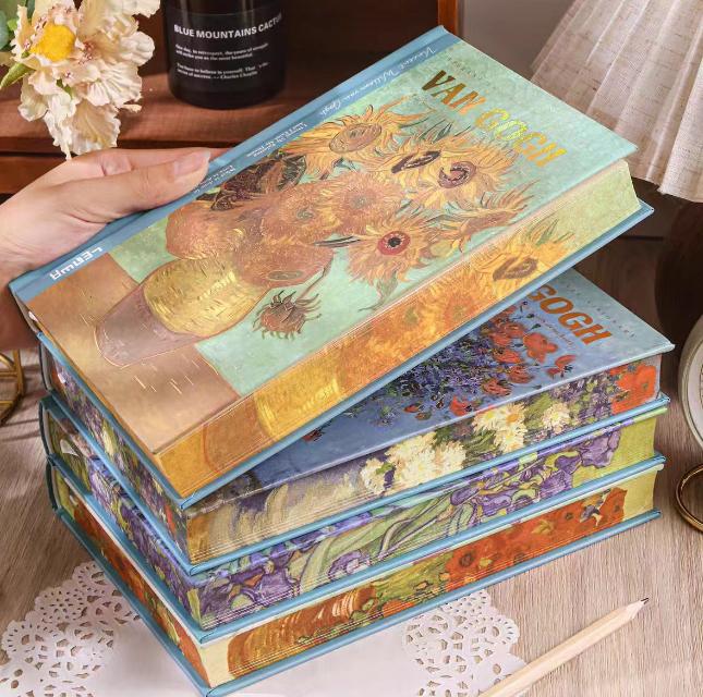 Специальная книга «Край кисти» A5 Цветок Масляная живопись Твердая обложка Бумажная обложка Утолщенный Пустой Подарочный блокнот