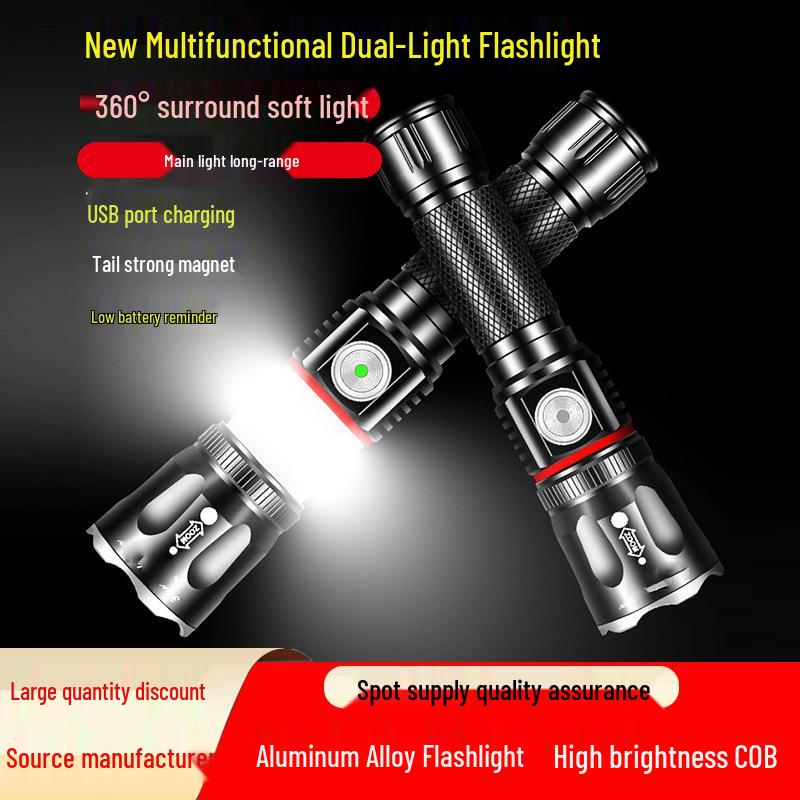 Rechargeable Aluminum Alloy LED P50 Outdoor Work Light with White Laser